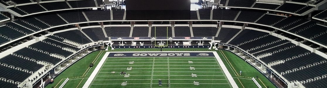 Interior of AT&T Stadium in Arlington home of Cowboys
